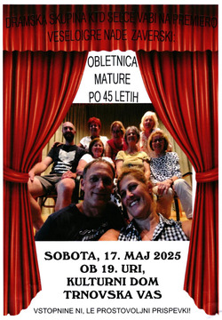 Letak: Veseloigra Obletnica mature po 45 letih