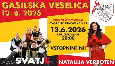Letak: gasilska veselica