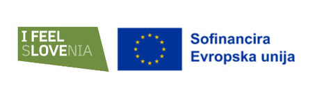 Logo: I FEEL SLOVENIA, Sofinancira Evropska unija